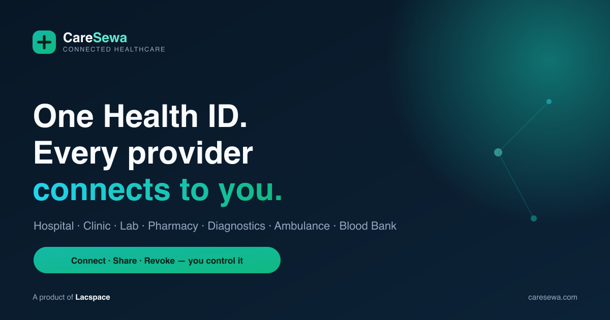 Introducing CareSewa — One Health ID for Every Hospital, Clinic, Lab and Pharmacy in Asia